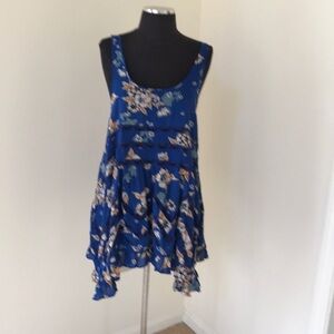 FREE PEOPLE intimately Size XS blue combo dress